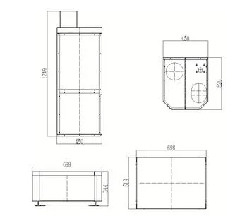 Njp200/400 Pharmaceutical Equipment Automatic 0 #00 Granule/Powder/Pellet Capsule Filling Machine