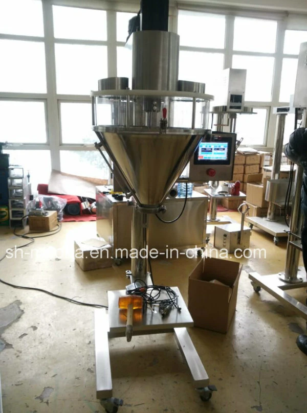 2 Years Warranty Semi Automatic Chemical Flour Spice Coffee Milk Protein Baby Talc Powder Screw Dosing Filler Auger Filling Packing Machine (pre-made bag, cans)